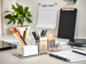 Praktyczne akcesoria do organizacji biurka – co warto mieć?